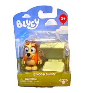 Bluey's mini figure bingo & dunny rare collectible toy